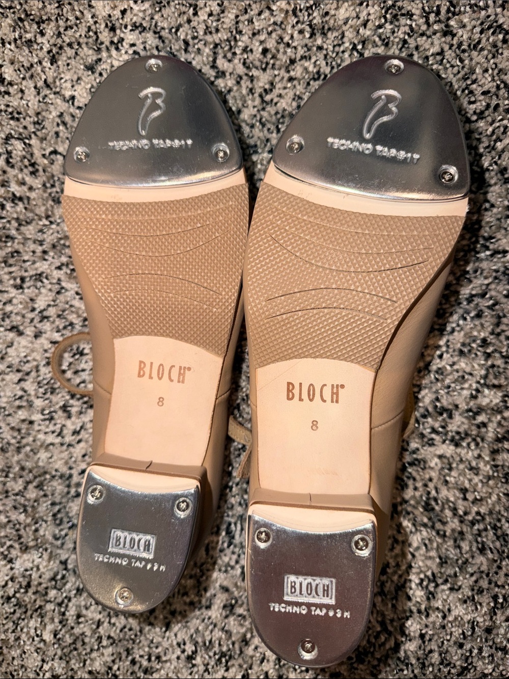 Bloch Tap Dance Shoes Women’s Size 8 Tan Mary Jane’s - Picture 7 of 7